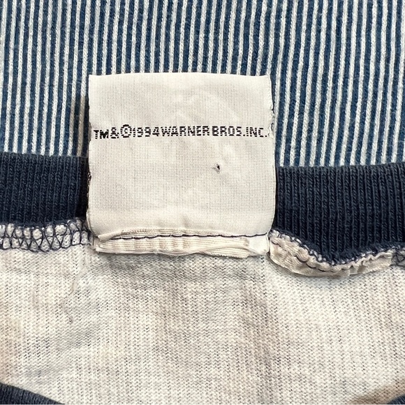 VTG 1994 Looney Tunes Taz Tasmanian Devil Graphic Print Tee 90s Cartoon T-Shirt - Picture 16 of 16